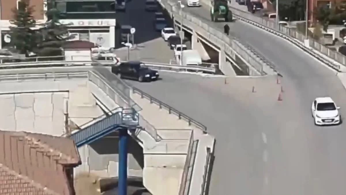 Kırıkkale’de Denetimi Görünce Geri Döndü, Drone Takibinden Kurtulamadı