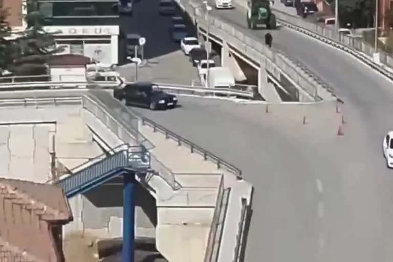 Kırıkkale’de Denetimi Görünce Geri Döndü, Drone Takibinden Kurtulamadı