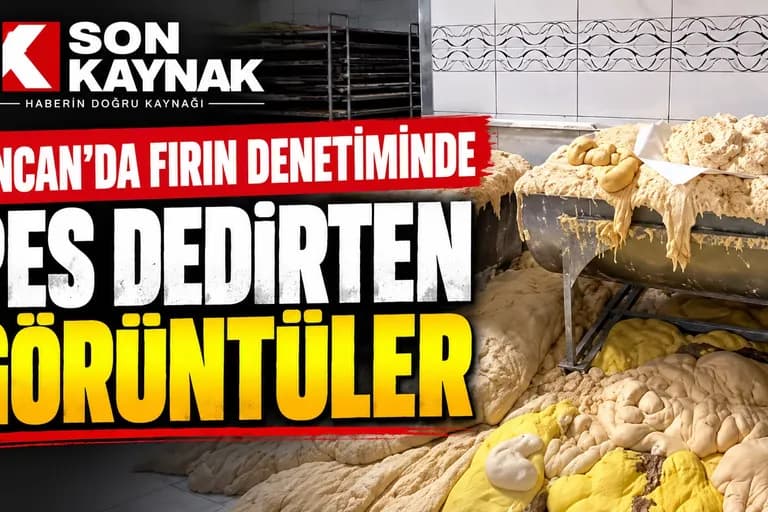 SİNCAN’DA FIRIN DENETİMİNDE PES DEDİRTEN GÖRÜNTÜLER